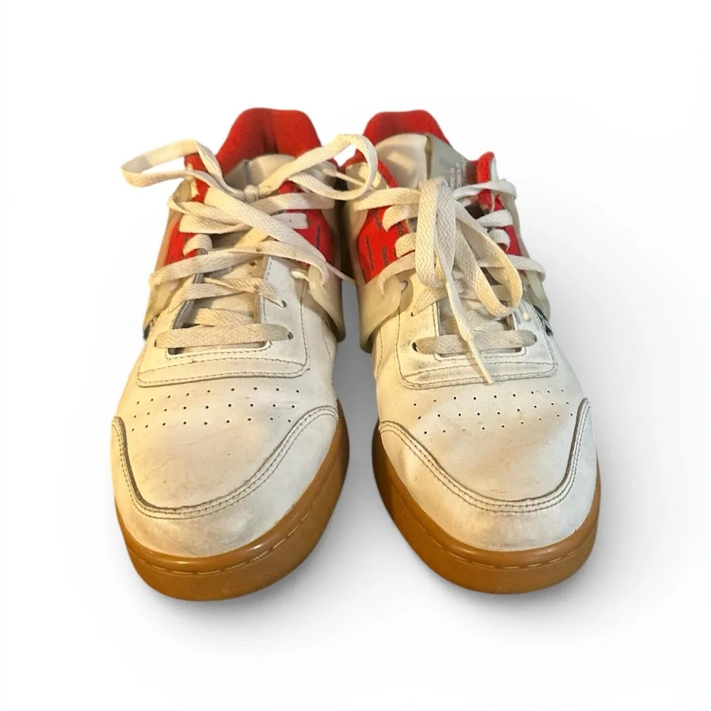 Reebok Workout Plus ATI Sneakers Shoes Red White Blue Men’s Size 10